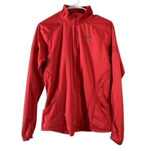 Nike DriFit Red Running Jacket Large